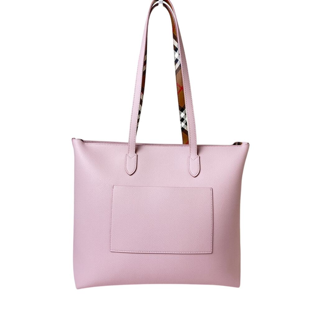 Burberry Blush Pink Leather Tote with zip - Picture 5 of 11